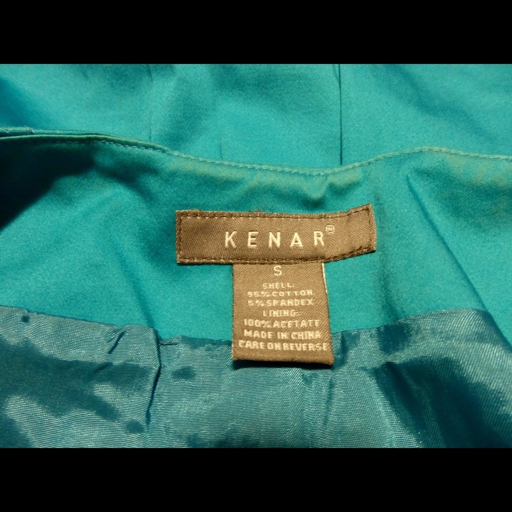 Kenar Blue Cropped Jacket Small - Picture 3 of 3